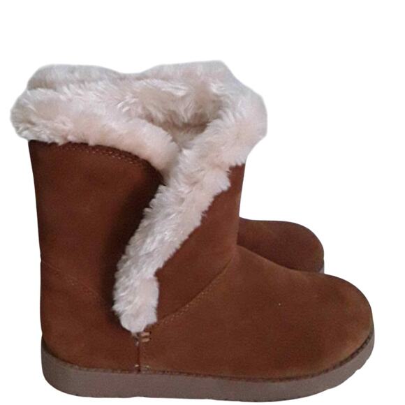 NWT Sz 7 Genuine Suede DANIAH Universal Thread Mid-Calf Boots - Picture 3 of 6